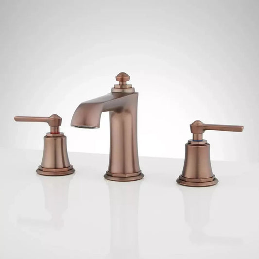 Signature Hardware Cooper Widespread Bathroom Faucet Overflow Oil Rubbed Bronze