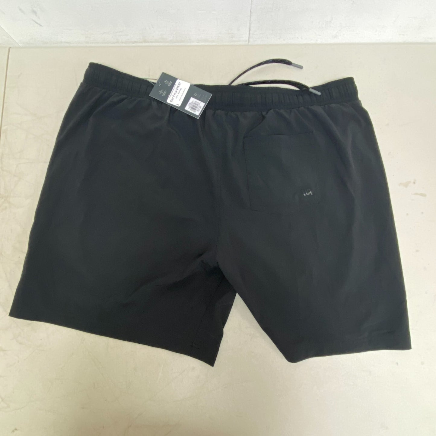 VRST Men's 7" Training Relaxed Fit All-In Short Pure Black MAX100430 Brand New