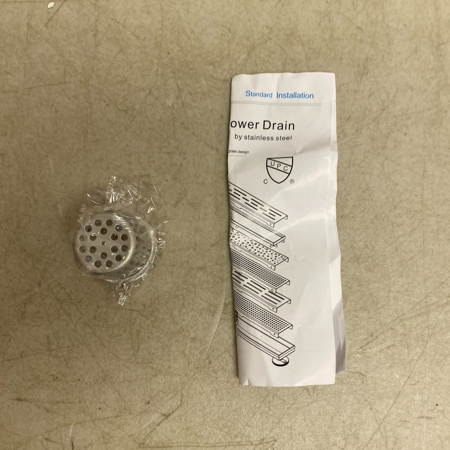 Signature Hardware 18" Cohen Linear Tile-In Shower Drain - with Drain Flange M,,