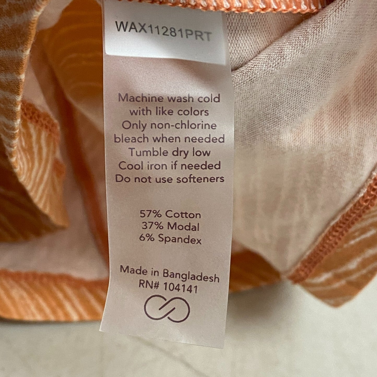 Calia Everyday Shirttail Tank Ocean Current Apricot Sleeveless Solid WAX11281PRT