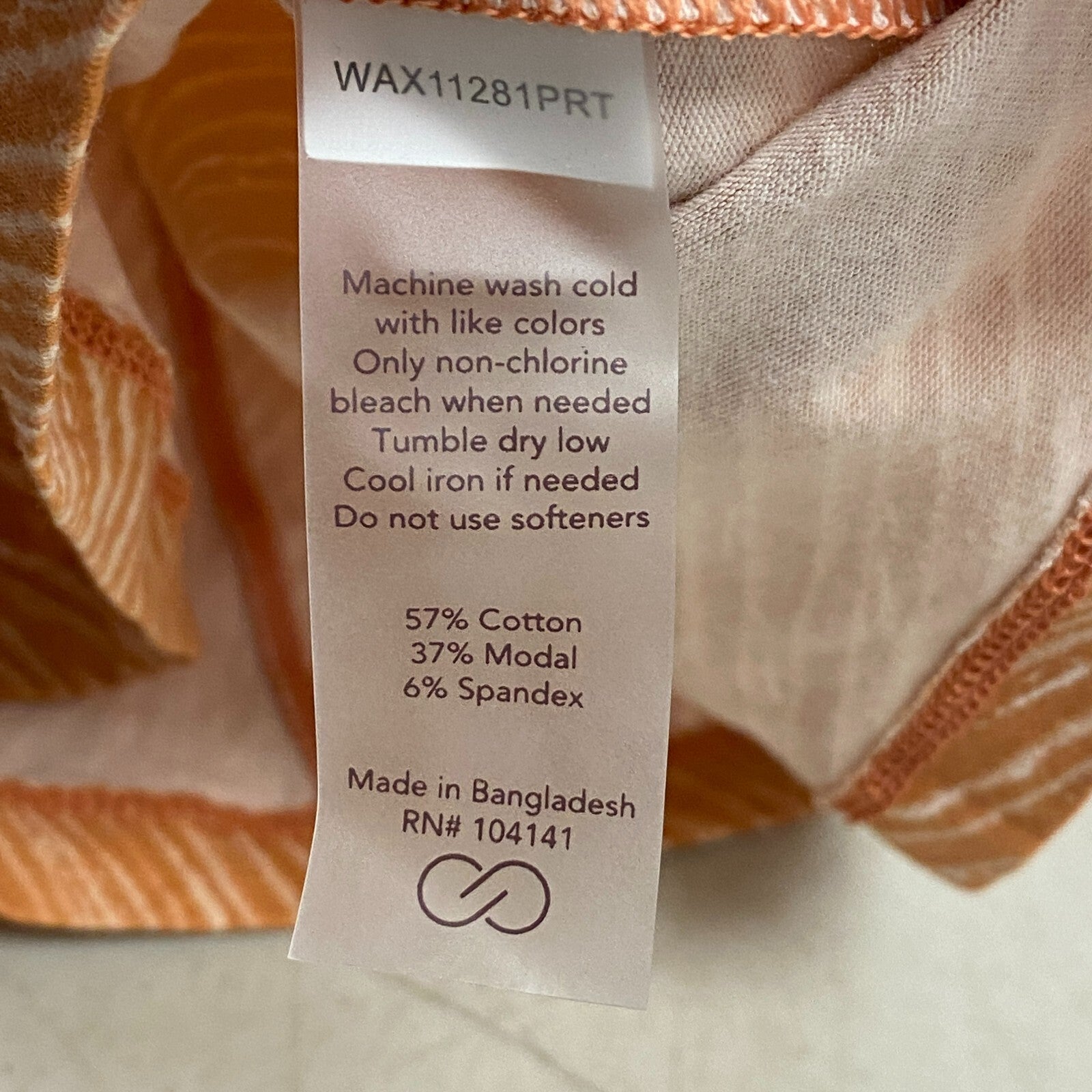 Calia Everyday Shirttail Tank Ocean Current Apricot Sleeveless Solid WAX11281PRT