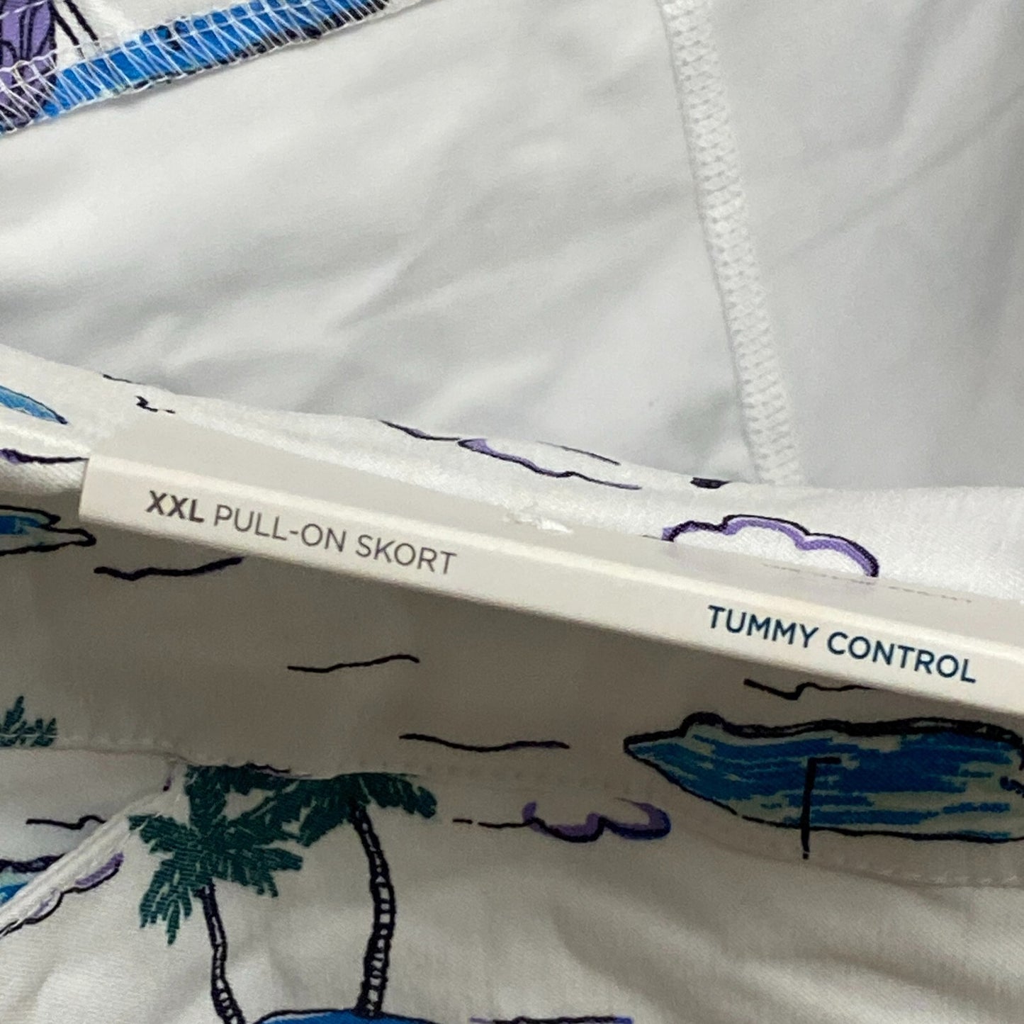 Calia Womens 17" Tummy Control Skort Island Multi Print WGH17430PS23