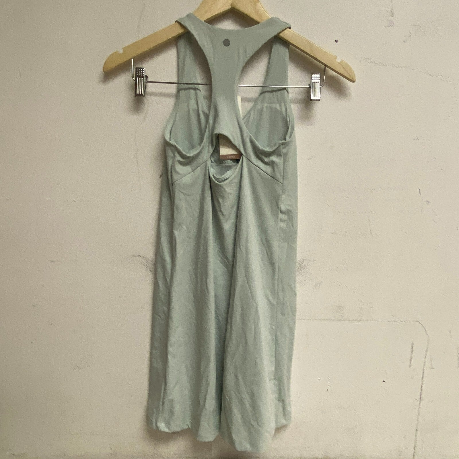 Calia Energized Exercise Dress Calming Green Solid Sleeveless WAX15035