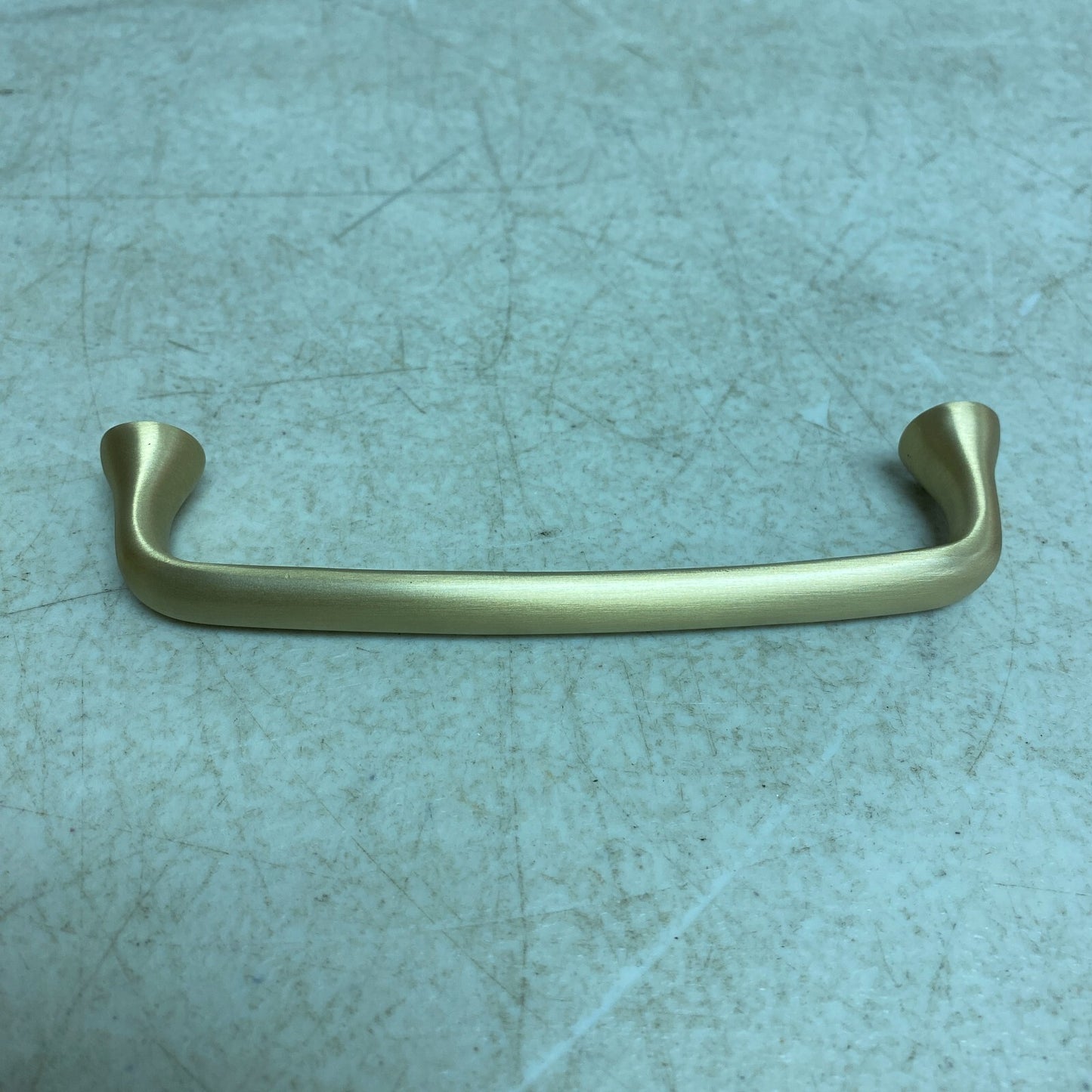 Signature Hardware 5-1/8" Orvin Brass Cabinet Pull - Satin Brass