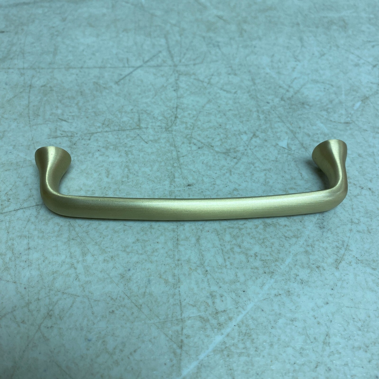 Signature Hardware 5-1/8" Orvin Brass Cabinet Pull - Satin Brass
