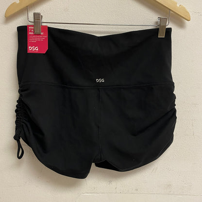 DSG Twitch + Allison Womens 3 in UHR Ruched Short Pure Black Solid BOSSW22106