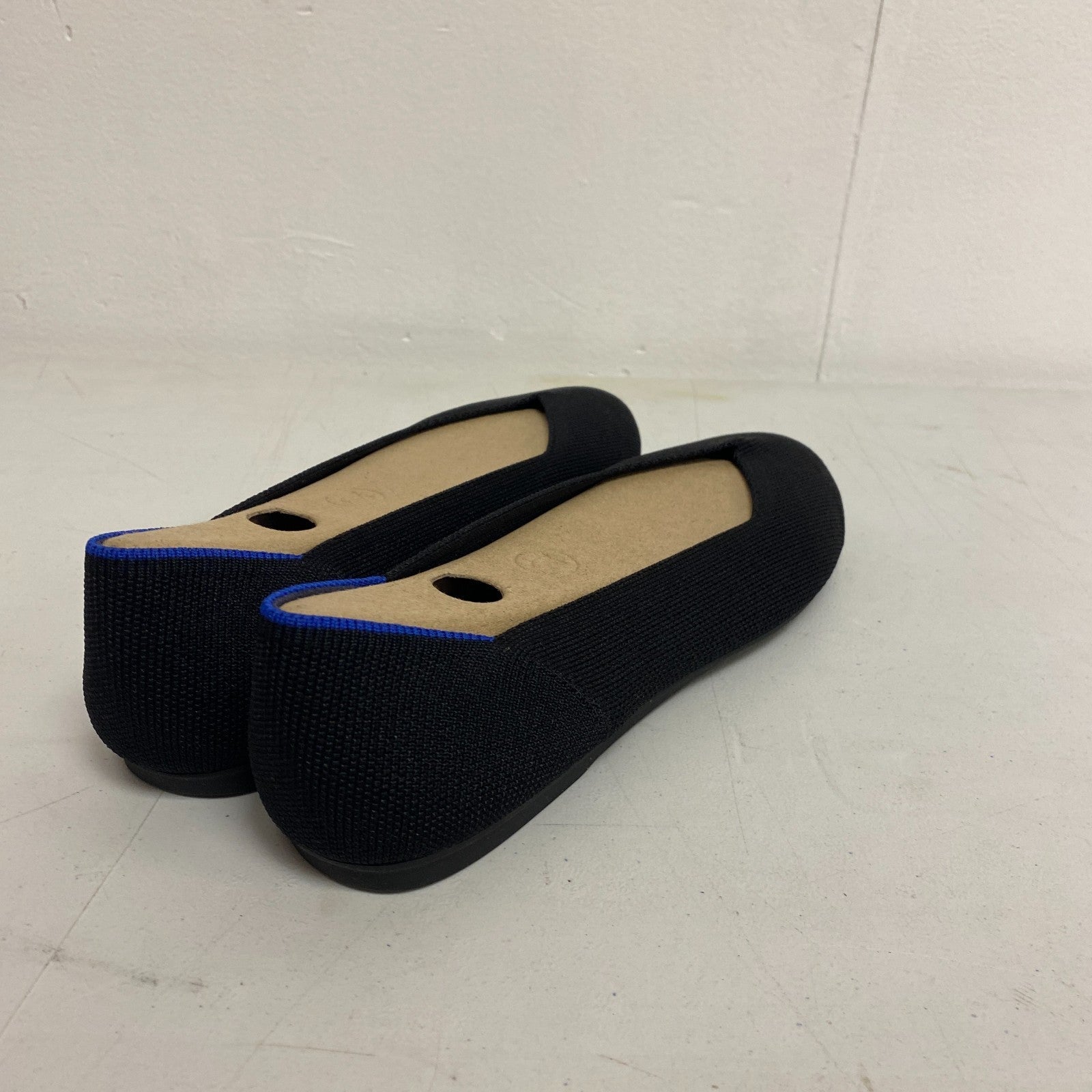 Rothy’s The Flat Round-Toe Ballet Flat Black Solid 001‑112 Size 9