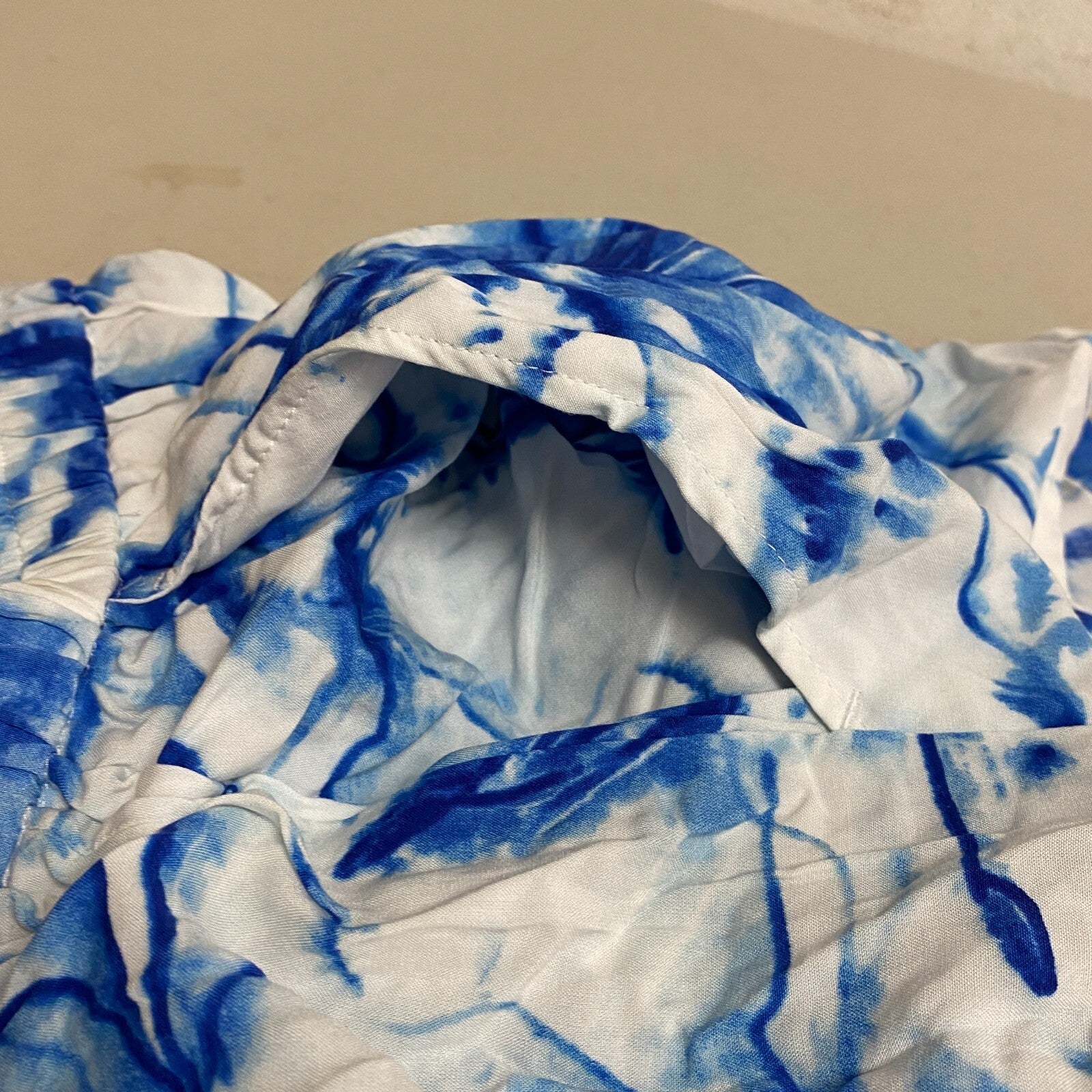 Calia Women's Swim High Rise Cover Up Short Floral Flourish Blue WSA22902PRT New