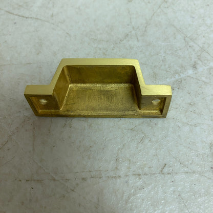 SIGNATURE HARDWARE PITKIN BRASS CABINET LATCHES WITH OVAL KNOB- SATIN BRASS