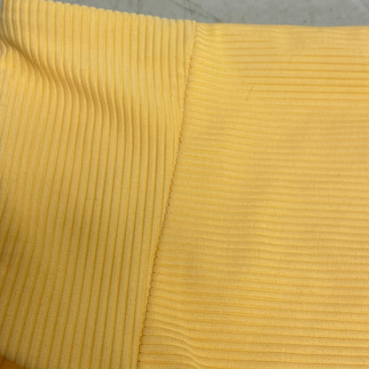 Calia Women's Tummy Control Bikini High Rise Rib Swim Bottom Sunrise Orange