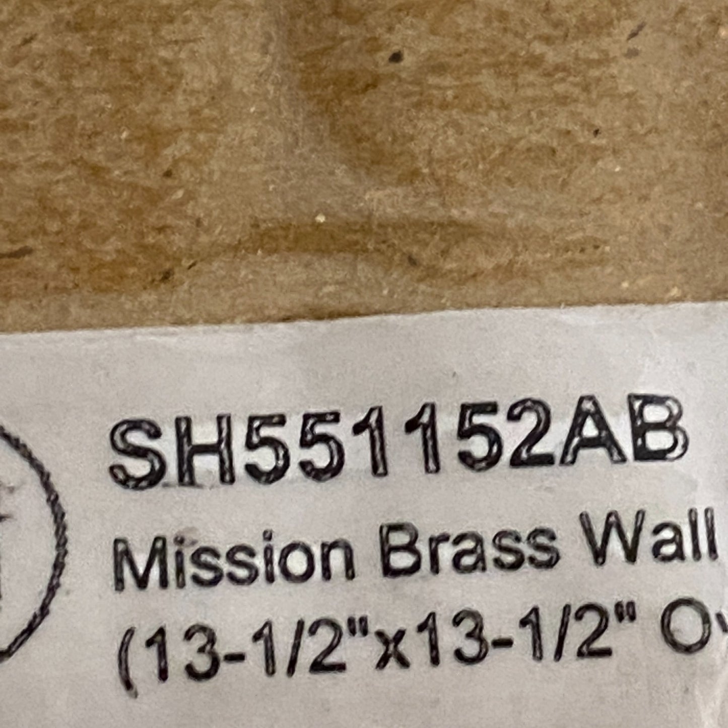 Signature Hardware Mission Solid Brass Wall Register Antique Brass 12" x 12"