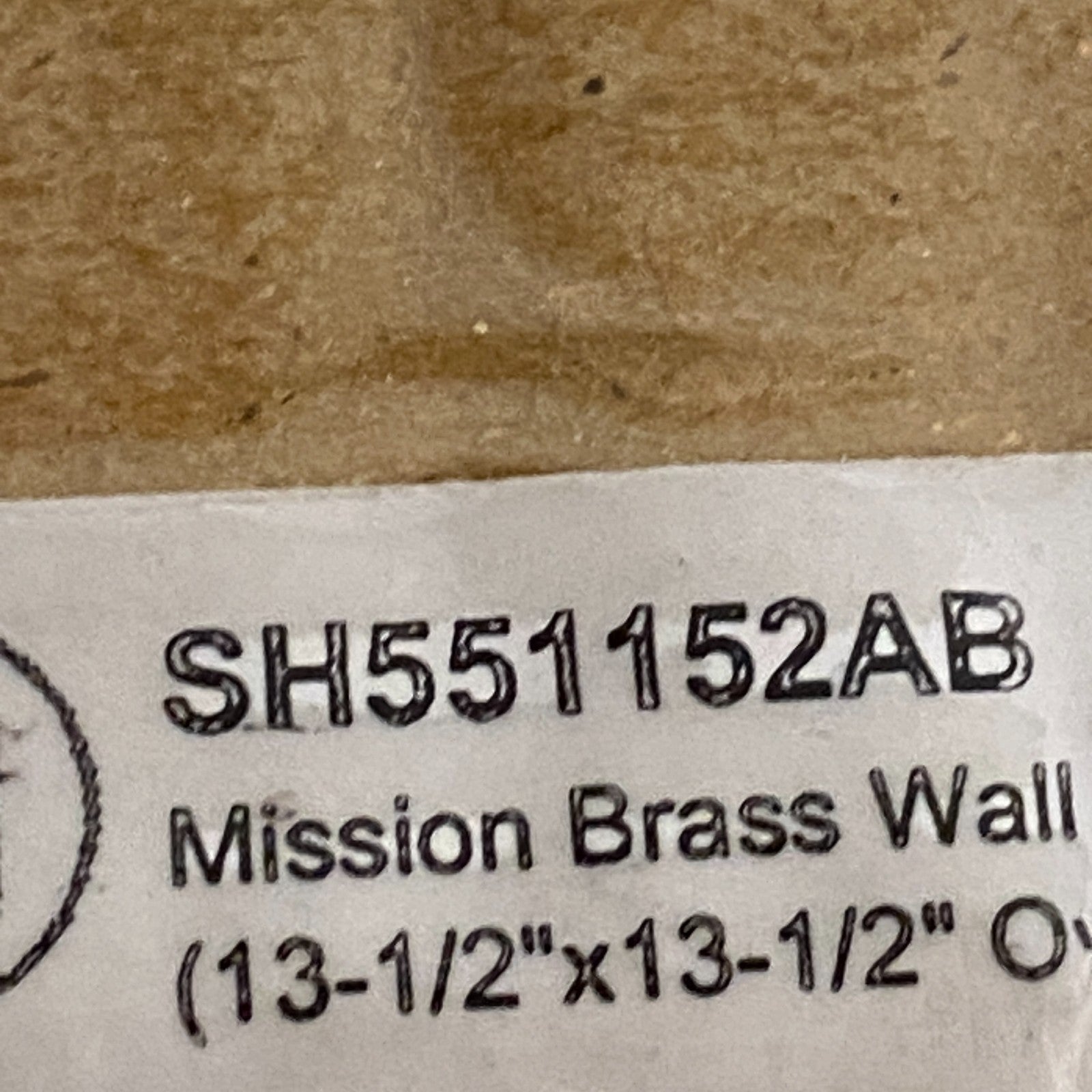 Signature Hardware Mission Solid Brass Wall Register Antique Brass 12" x 12"