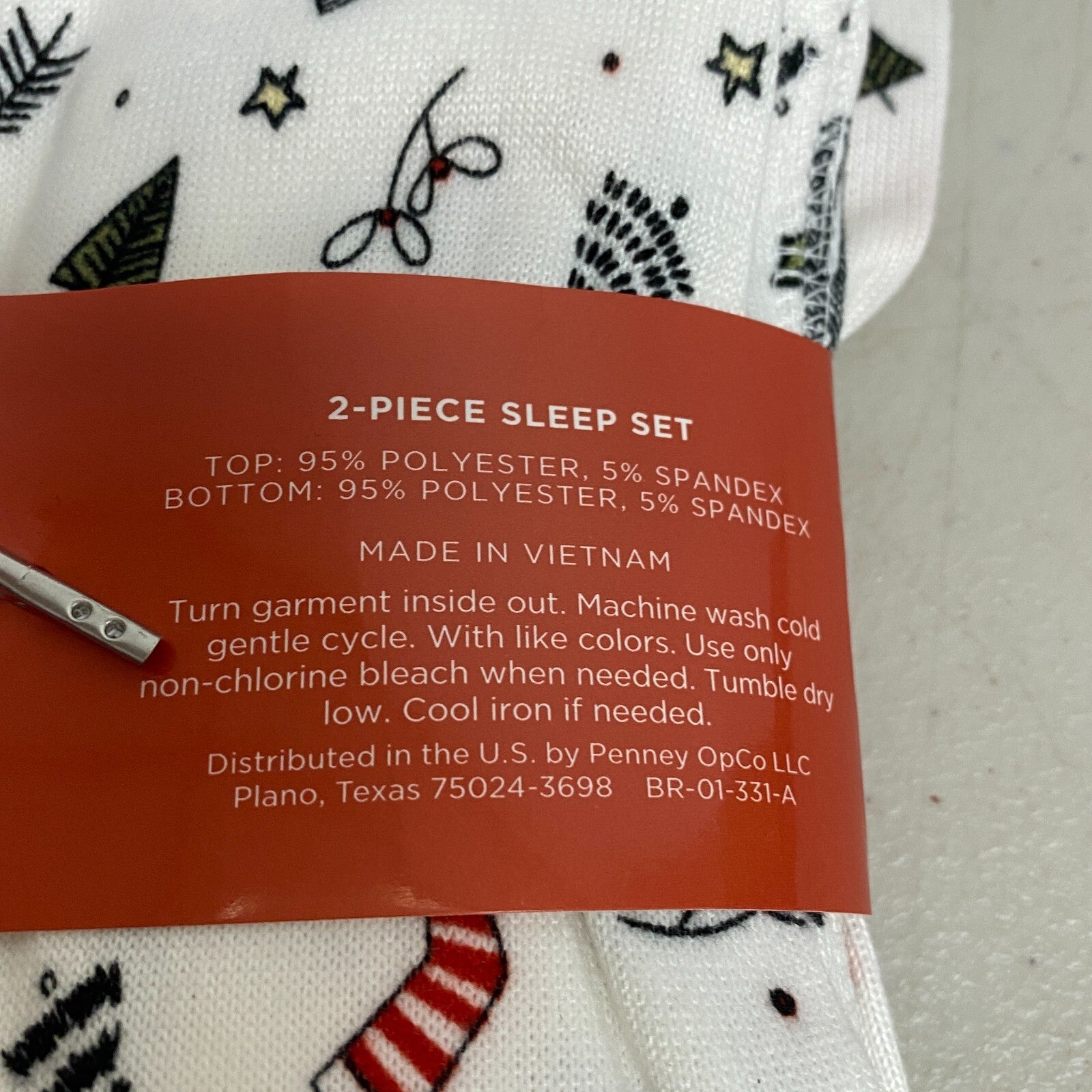 Arizona Body Women's 2-Piece Sleep Set Size XS Color: Crema Cabin Vibes White