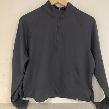 Alpine Womenâs Long Sleeve 1/4 Zip Pullover Phantom ADW22102 NWT Activewear