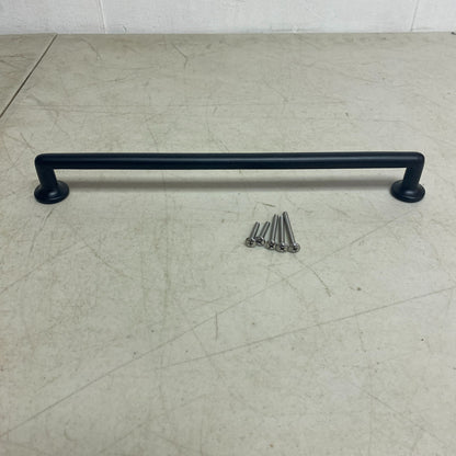 Signature Hardware 12'' Belfast Solid Brass Cabinet Pull Matte Black SH430859