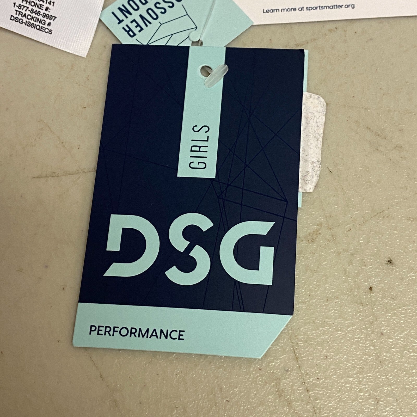 DSG Girls Performance Crossover Front Ankle Waist 7/8 Tight PRT Torn Camo Grey