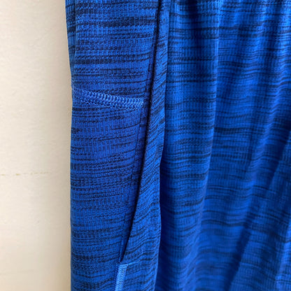 DSG Performance Novelty Textured Training Short University Navy/Cobalt DAM20114N