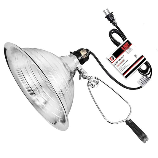 AutoCraft 8.5″ Aluminum Clamp-On Work Light Up to 150W AC4448