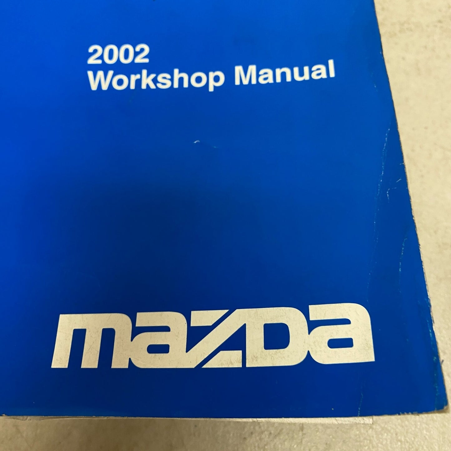 Mazda 626 2002 Workshop Manual 9999-95-019B-02 , #578-1CP