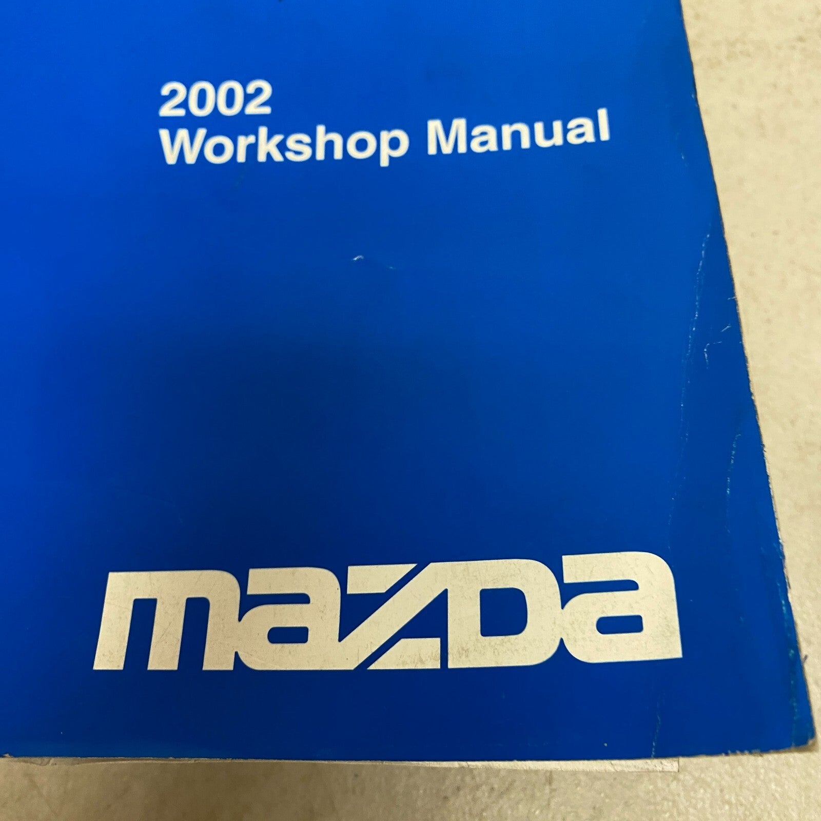 Mazda 626 2002 Workshop Manual 9999-95-019B-02 , #578-1CP