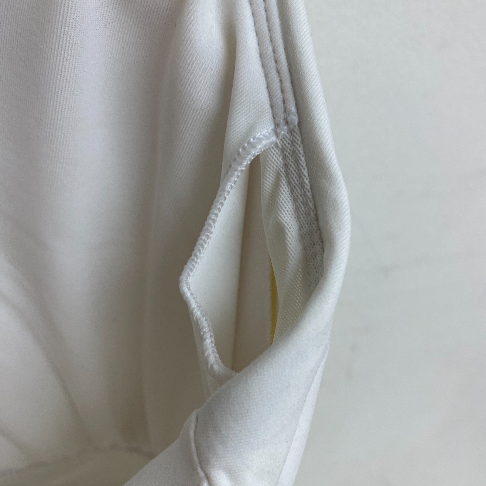 Calia Women's Swim Runched Front Cross Top Pure White WSA23204 Brand New!