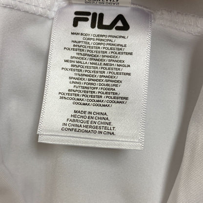 FILA WOMENS A-LINE SKORT WHITE RELAXED FIT Size XL, TW153KH4 Brand New!!!