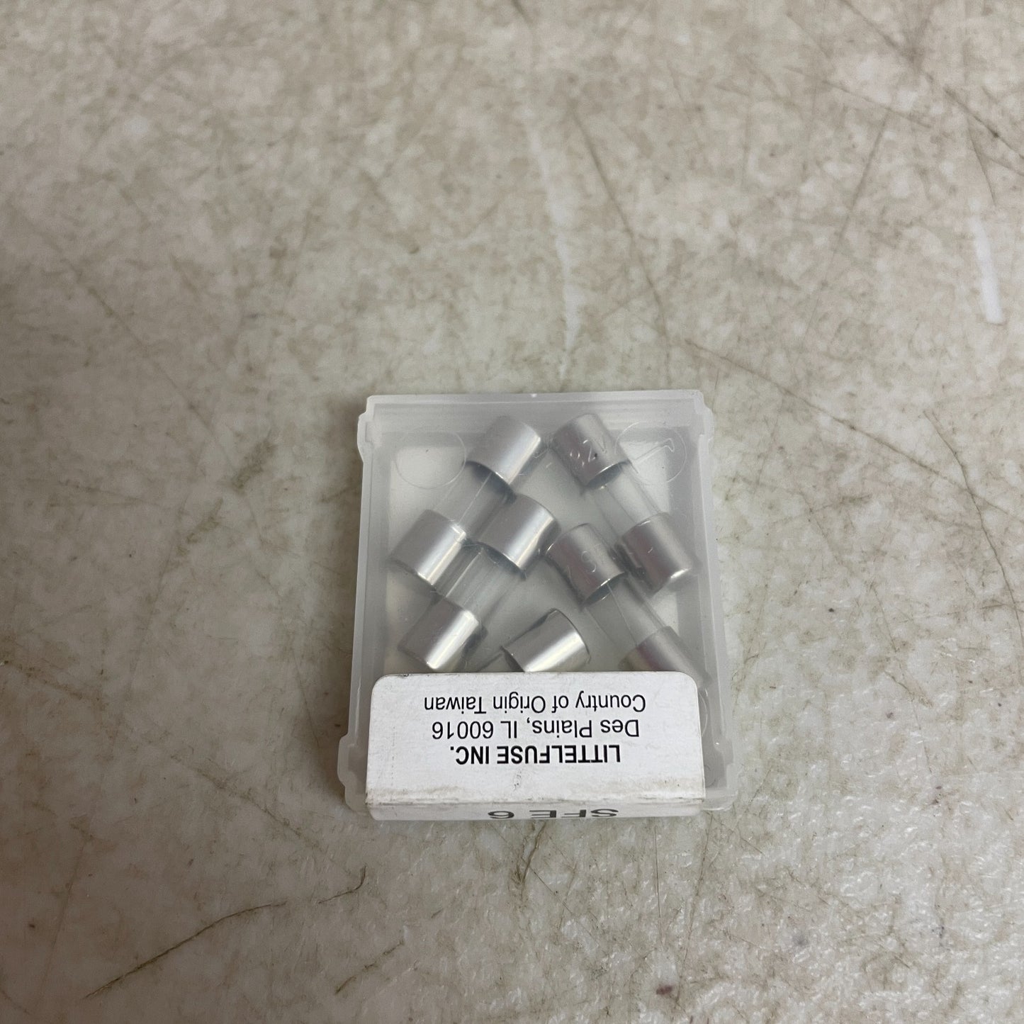 Littelfuse SFE-6 Glass Tube Fuses 6A 32V Automotive Electrical 5-Pack 312006