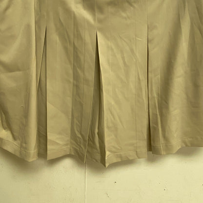 Lady Hage Womens 16" Pleat Skort Light Khaki Solid Stylish Trendy WGH37004