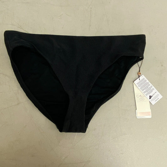 Calia Womens MidRise Rib Bottom Pure Black Solid Summer Stylish Trendy WSA21400R