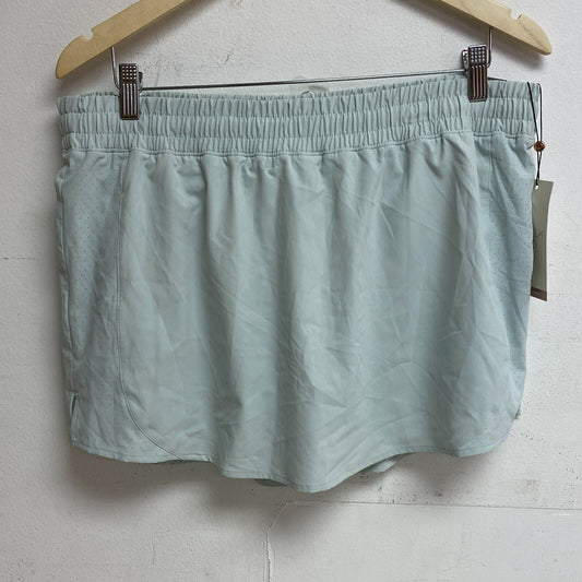 Calia Women's Mid Rise Infinity Run Skort Calming Green Relaxed Fit WAX12360