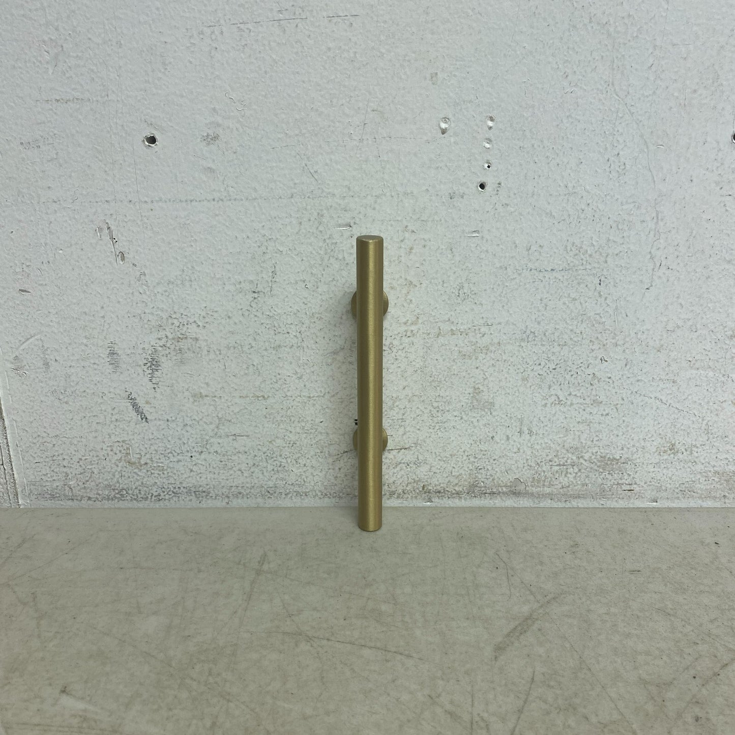Signature Hardware 6" Diehl Adjustable Round Brass Drawer Pull - Satin Brass