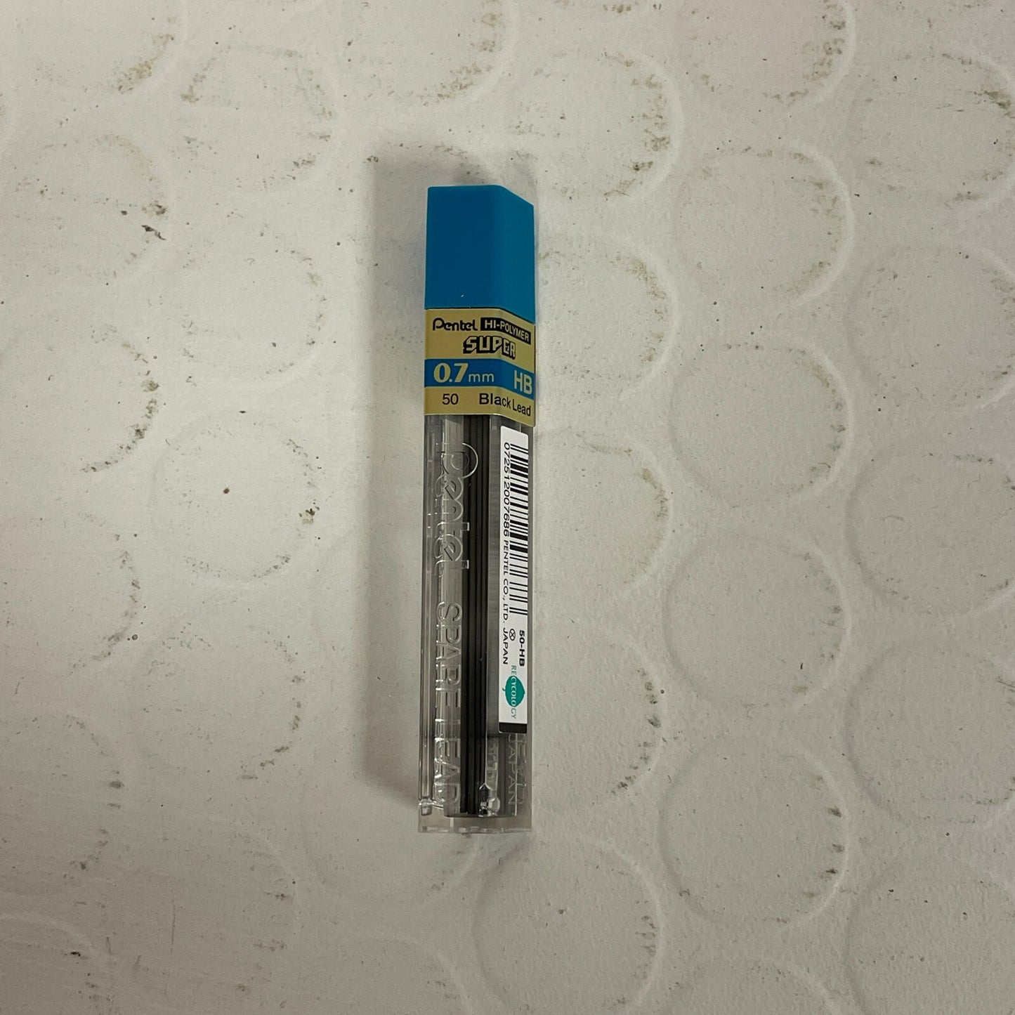 Pentel Super Hi-Polymer Lead Refill (0.7mm) Medium, HB (50-HB) 2 packs 24 Tubes