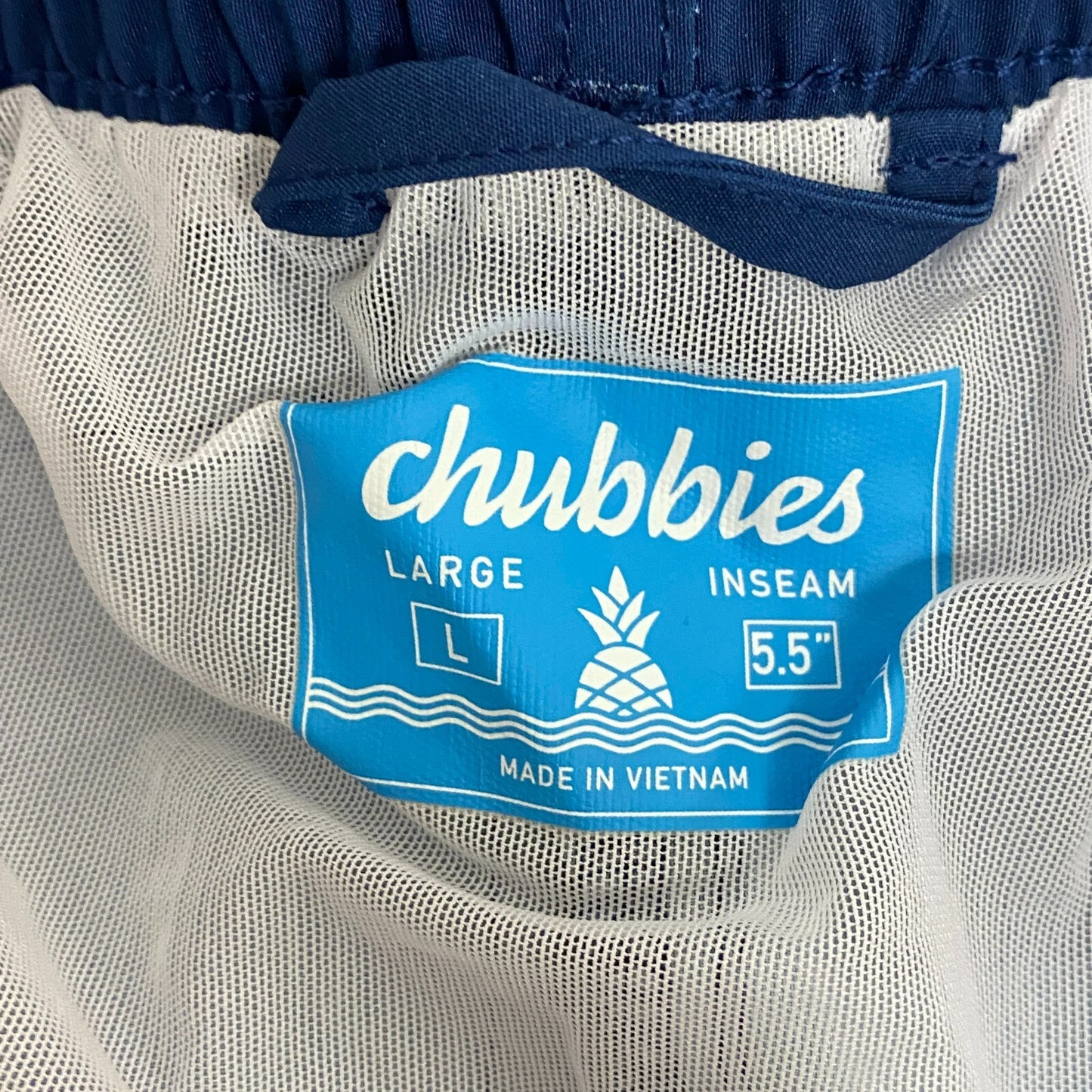 Chubbies Men's SHORT BLUE AND YELLOW Swim Trunks 109231-044