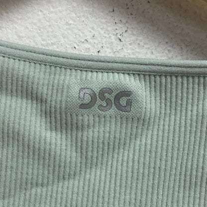 DSG Womens Momentum Seamless Crop Tank Pale Seaglass Sleeveless Solid DAW23303