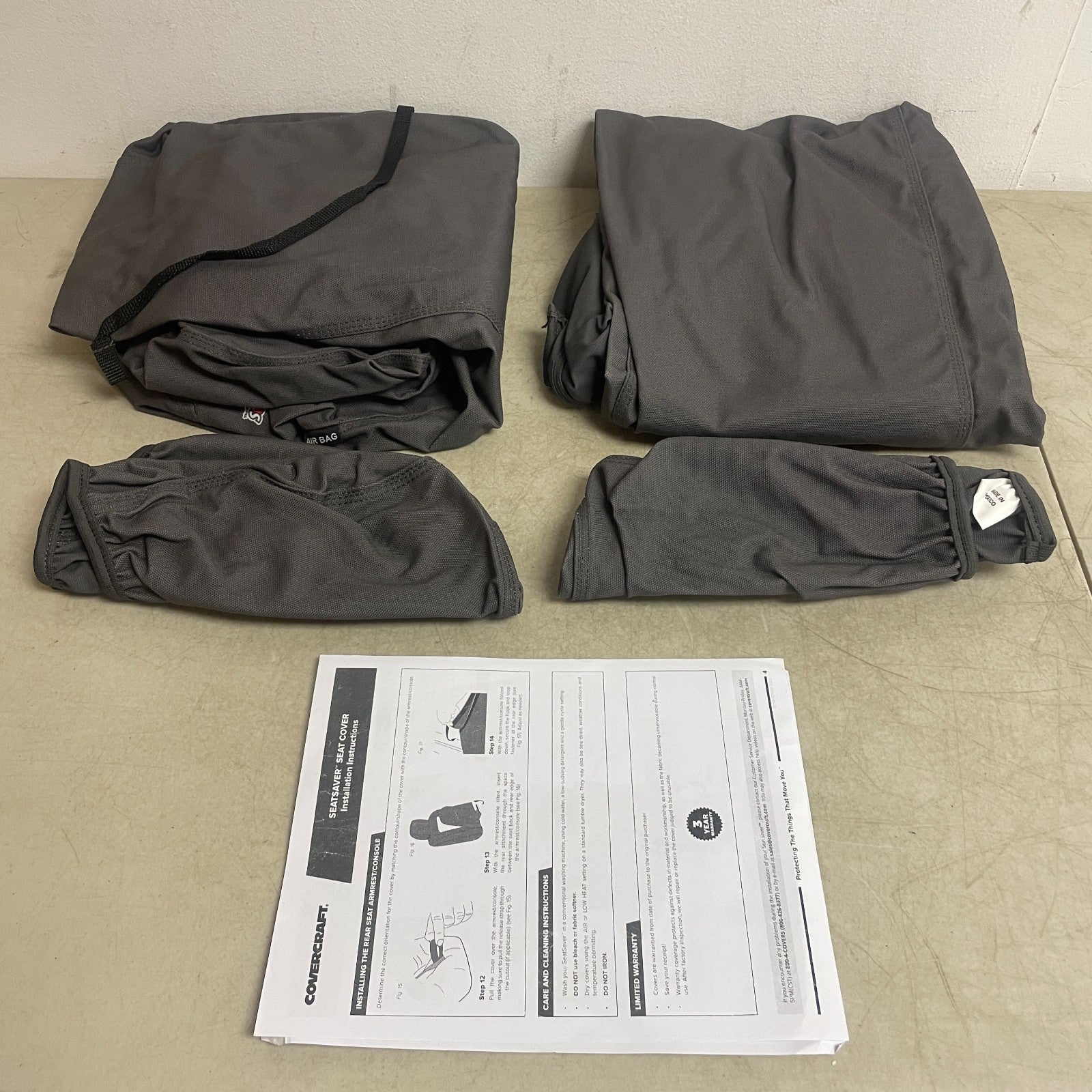 Carhartt Covercraft SeatSaver Seat Covers Ford F-150 F-250 F-350 Bucket Gravel