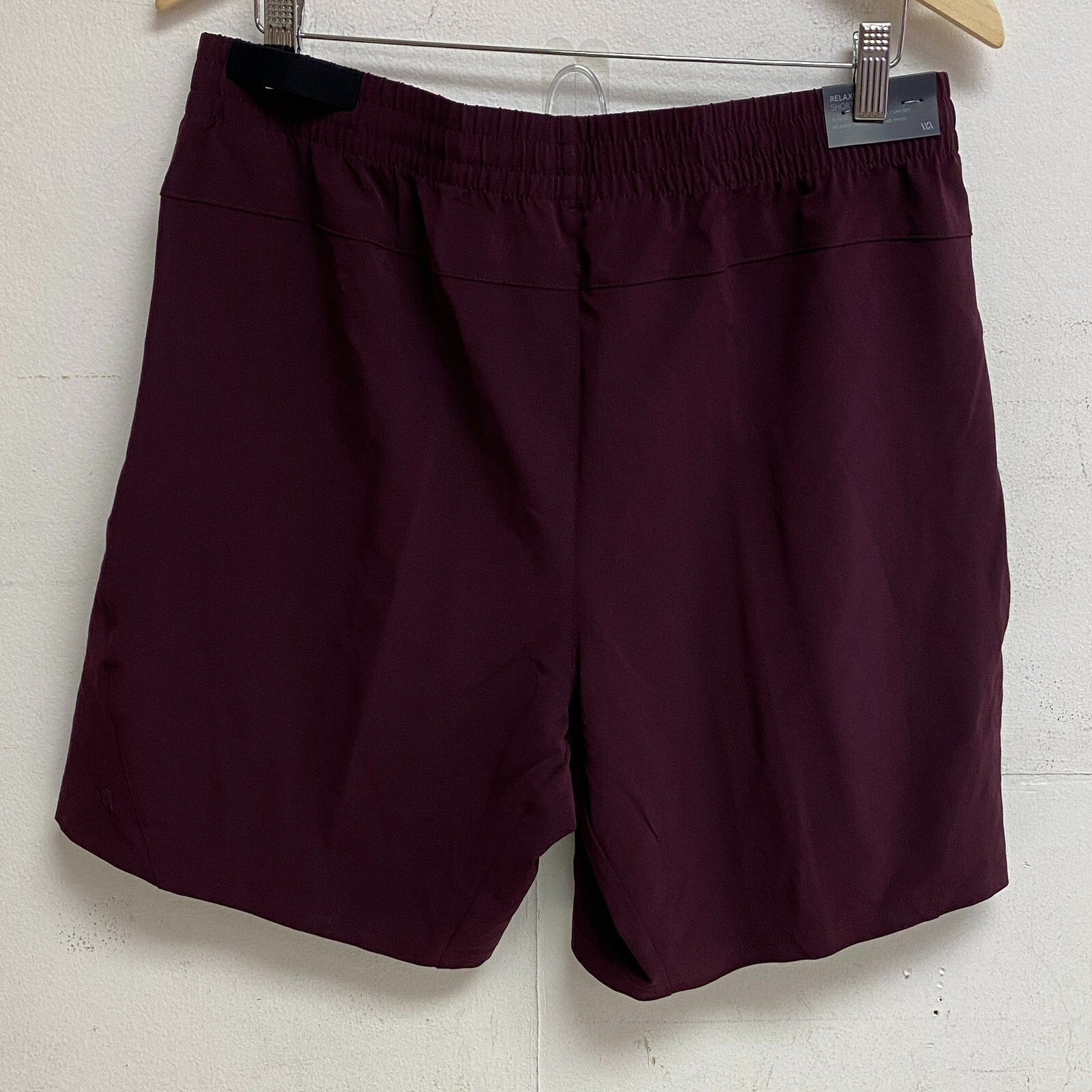 VRST Mens Elevate 8" inseam Run Shorts Dark Cranberry Summer Trendy MAX231403