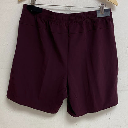 VRST Mens Elevate 8" inseam Run Shorts Dark Cranberry Summer Trendy MAX231403