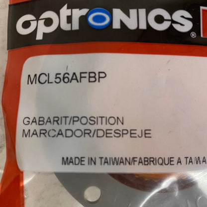 Optronics MCL56A LED Amber Clearance Marker Light 2.5" Round 4 Pack