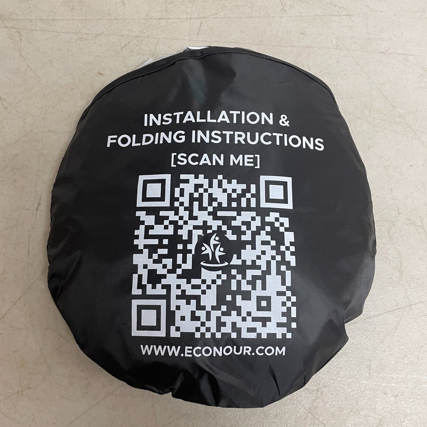 EcoNour Windshield Sun Shade 64″×32″ Medium Reflective UV Heat Windshield Block