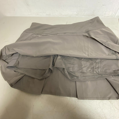 CALIA Women's 15" Mid Rise Performance Relaxed Fit Skort Dark Grey WAX12379 New