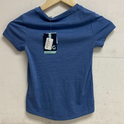 DSG Girl's Crew Neck Graphic print Tee Basin Blue Soccer DAG11100SDZ Regular