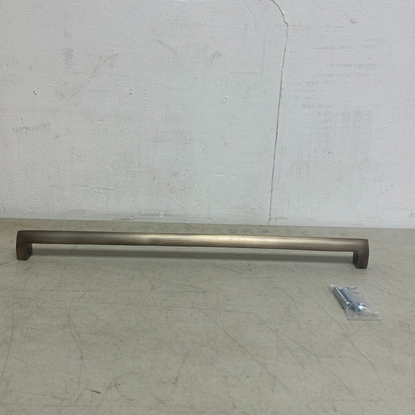 Signature Hardware 17-3/4" Rindahl Solid Brass Appliance Pull Antique Brass