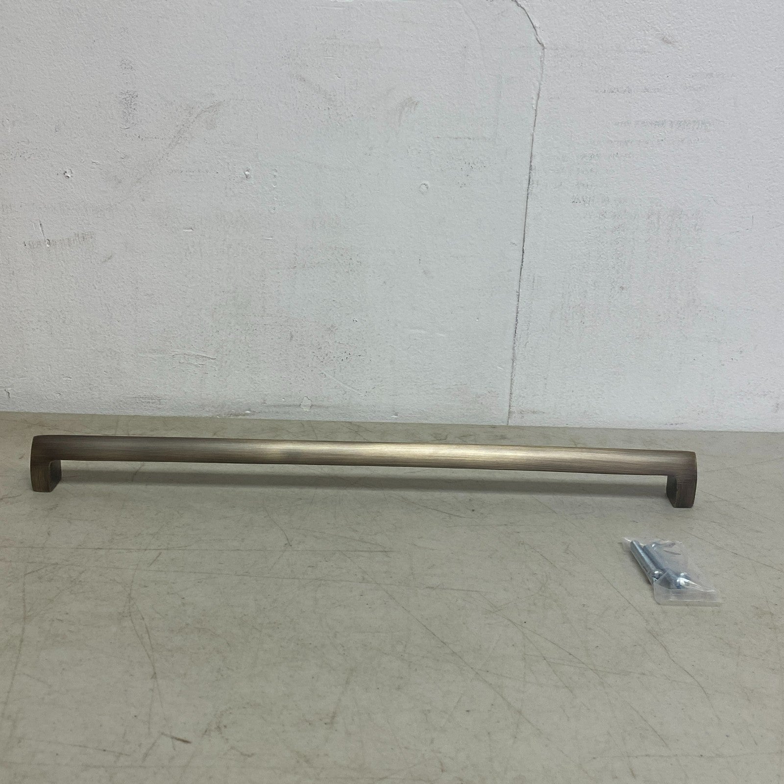 Signature Hardware 17-3/4" Rindahl Solid Brass Appliance Pull Antique Brass