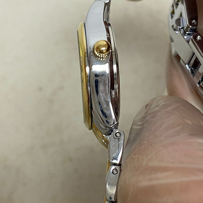 Armitron Women Easy to Read Dial Bracelet Watch Gold/Silver Band 75/5304TB