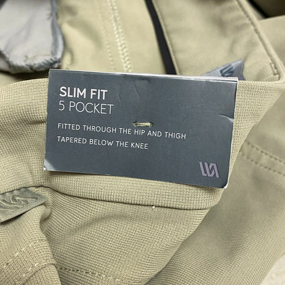 VRST Men's Limitless 4-Way Stretch 5-Pocket Slim Fit Pant Earl Grey MAX200402