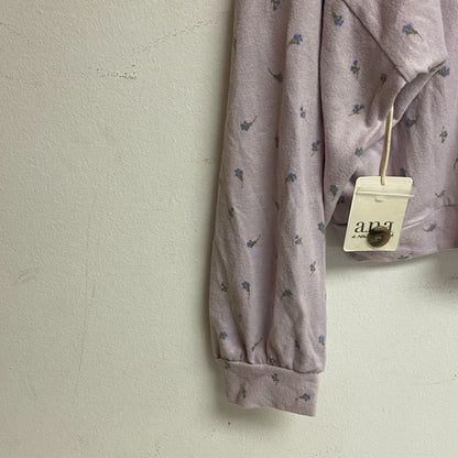 Ana a new approach size XL crop long sleeve button v-neck cardigan color Ditzy