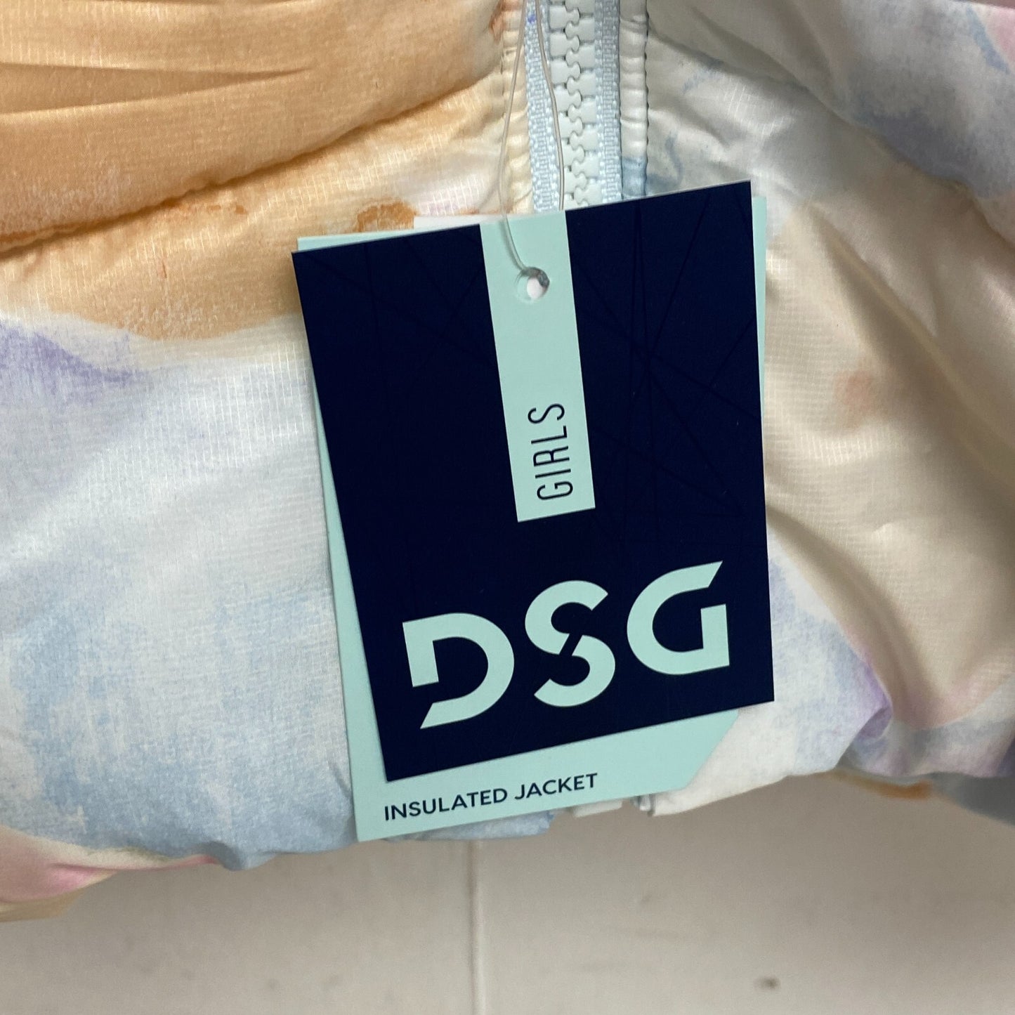 DSG Girls Winter Insulated Puffer Jacket PRT Digital Daydream Camo DOG23501PRTA