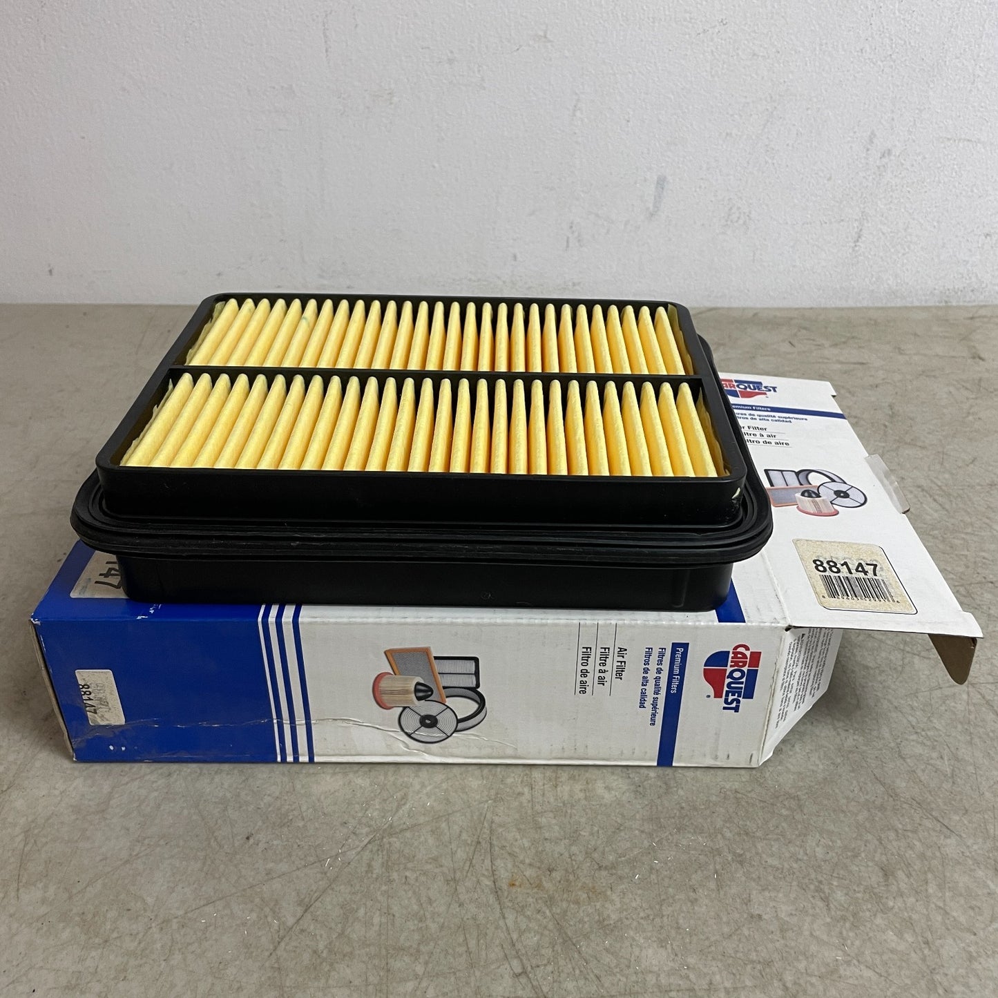 Carquest 88147 Premium Engine Air Filter 99% Filtration Replacement