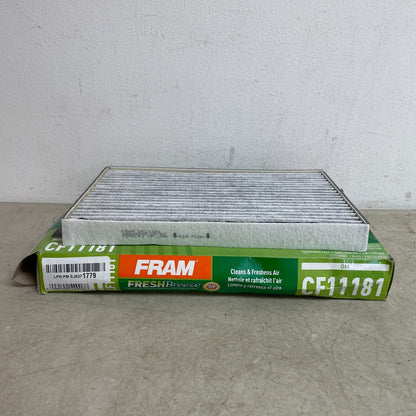 FRAM CF11181 Fresh Breeze Cabin Air Filter w/ Arm & Hammer Baking Soda GM Cars
