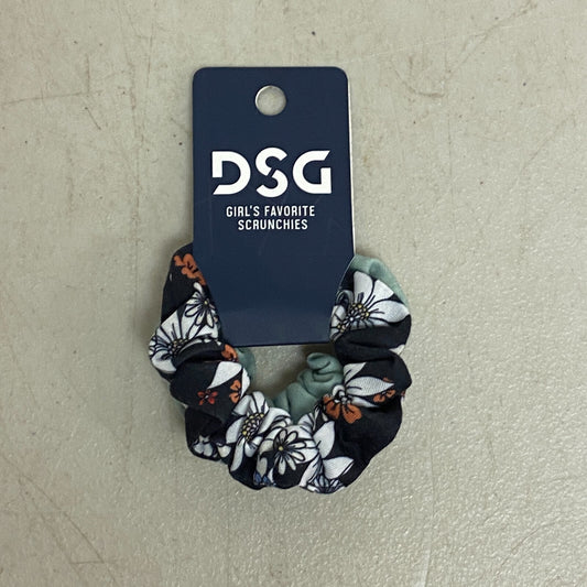 DSG Girls Favorite Scrunchie 2 Pack Retro Floral Black DSG-HC-G-FASC-2PK New!